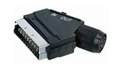 Compatible Scart Plug-din socket - Scart Plug - 6pol Din Socket - Switchable